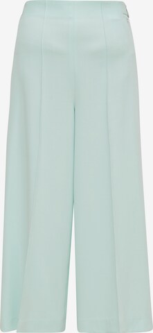 COMMA Wide leg Trousers with creases in Blue: front