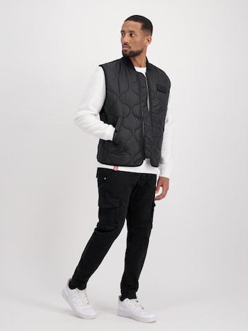 ALPHA INDUSTRIES Vest i sort