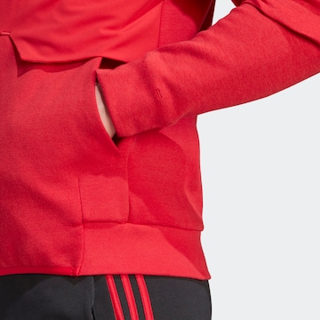 Vestes d’entraînement 'Manchester United Anthem' ADIDAS SPORTSWEAR en rouge