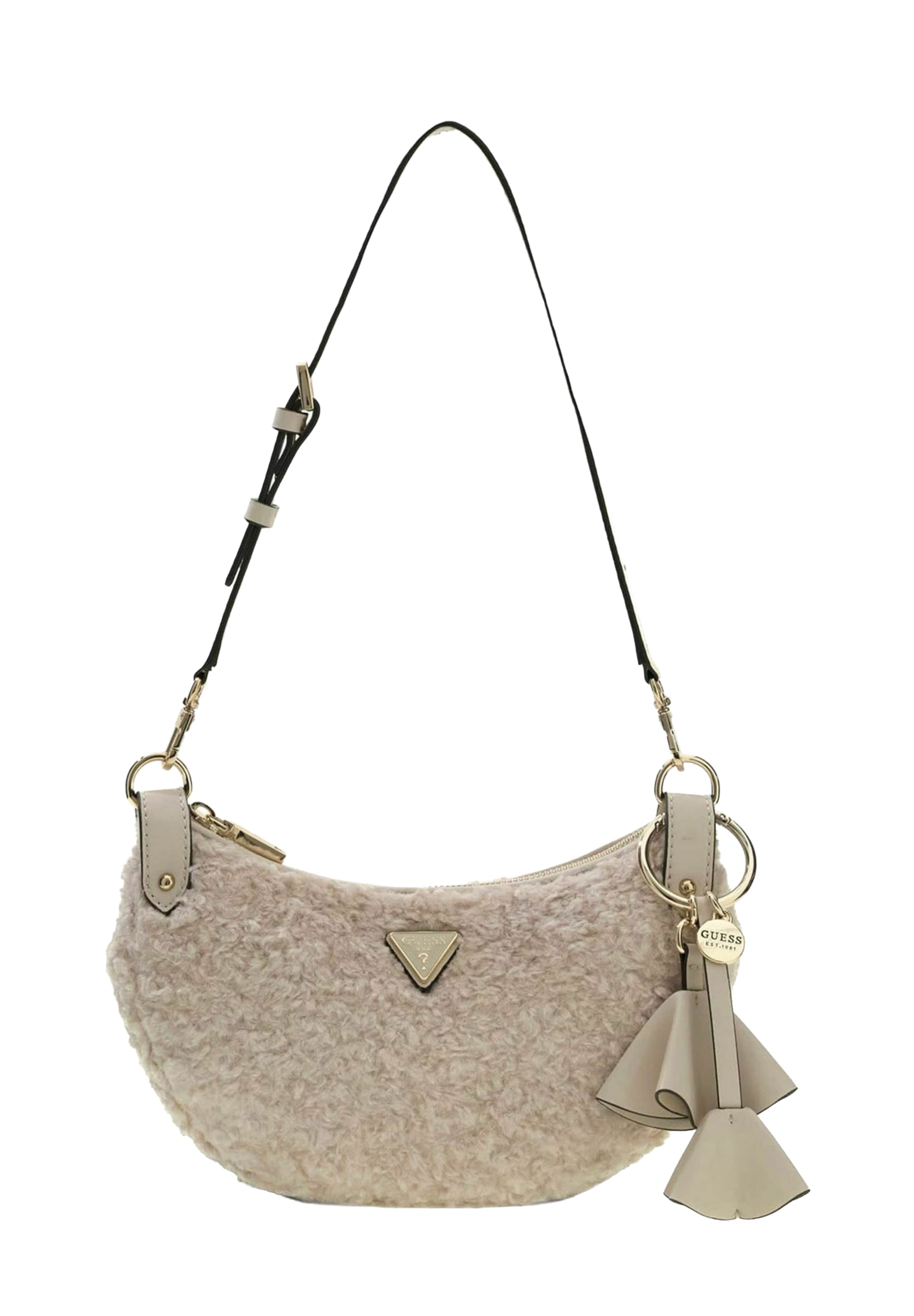 GUESS Schultertasche 'KATIE' in Beige: Vorderseite
