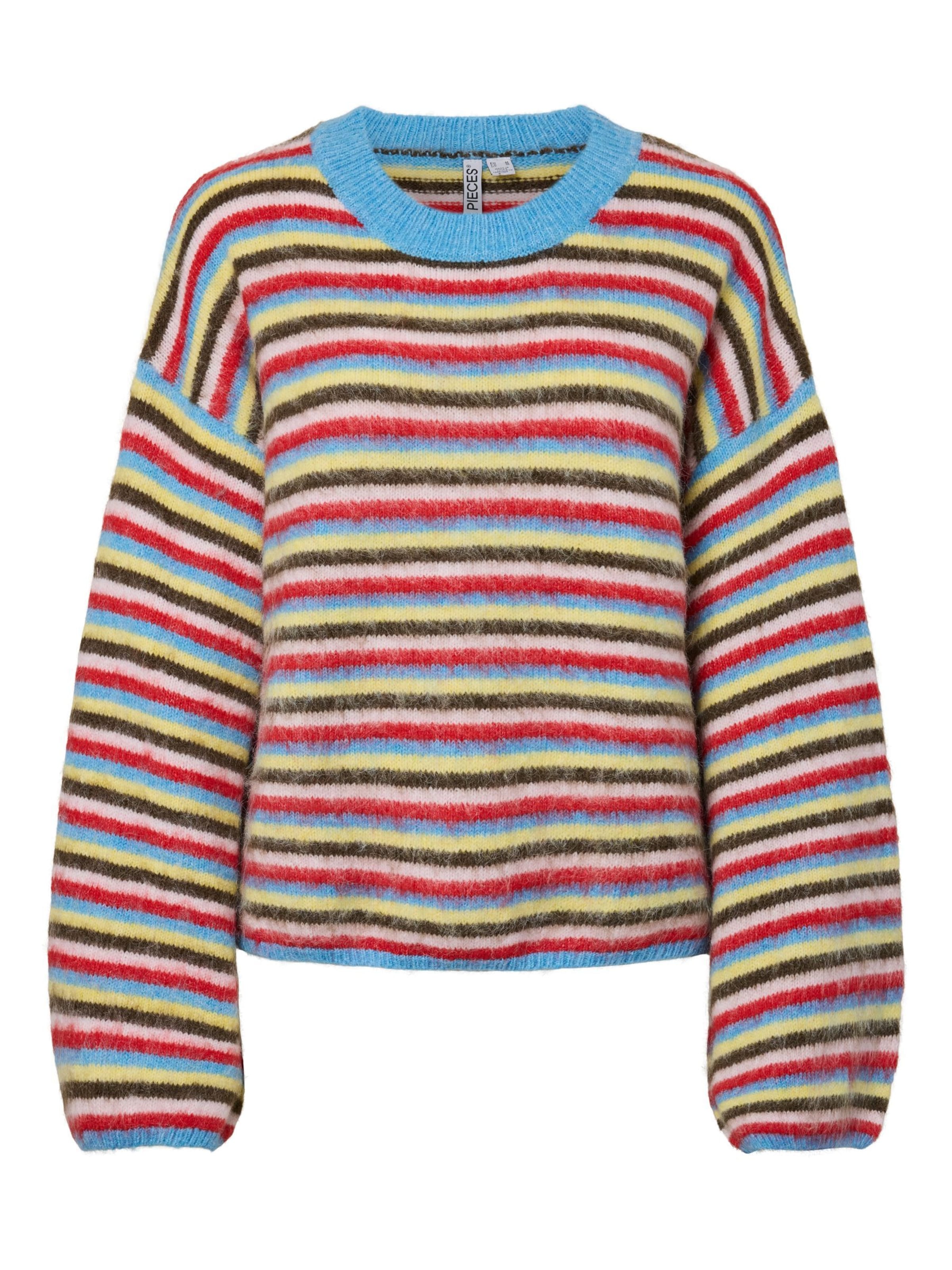 PIECES Pullover 'ADA' in Mischfarben: Vorderseite