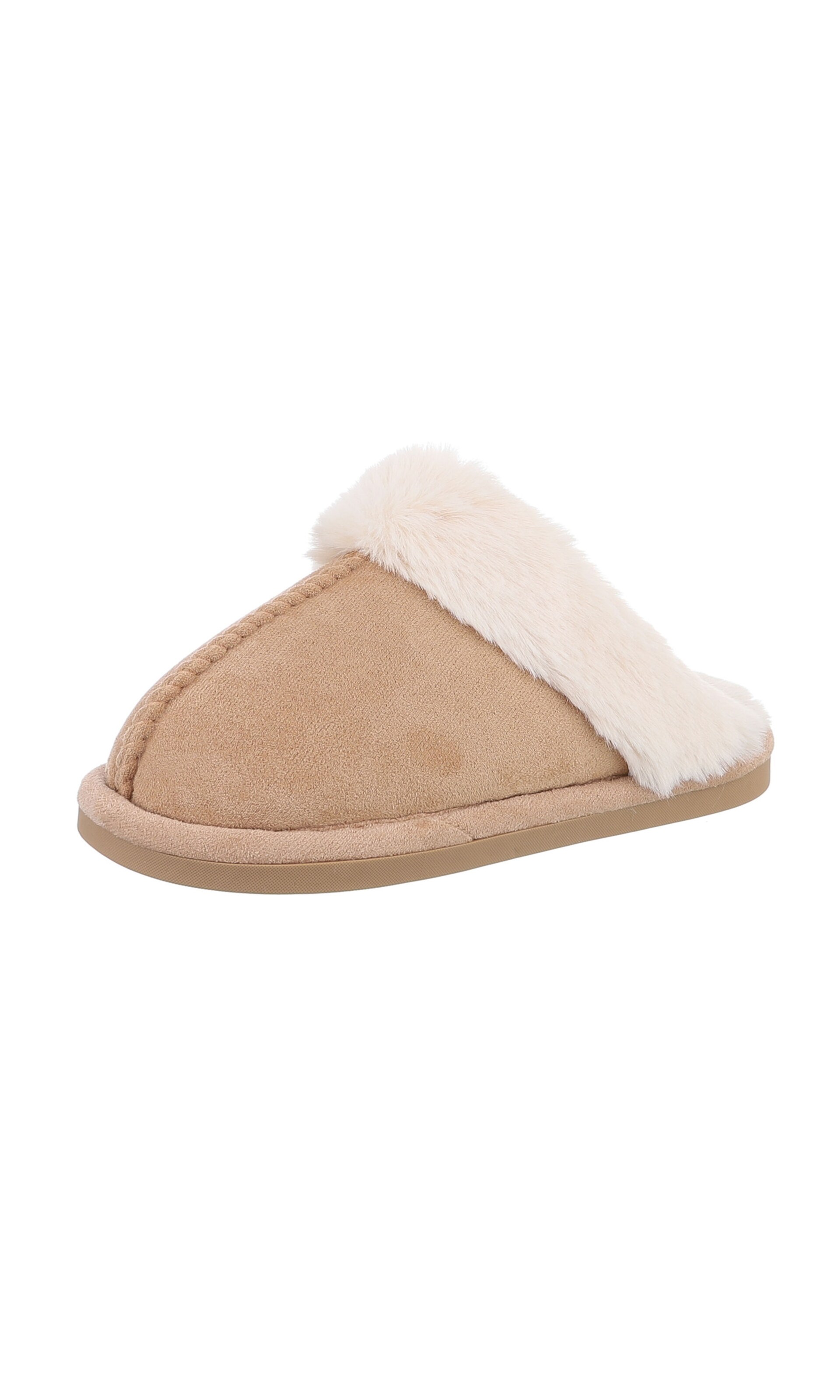Ital-Design Slippers in Brown: front