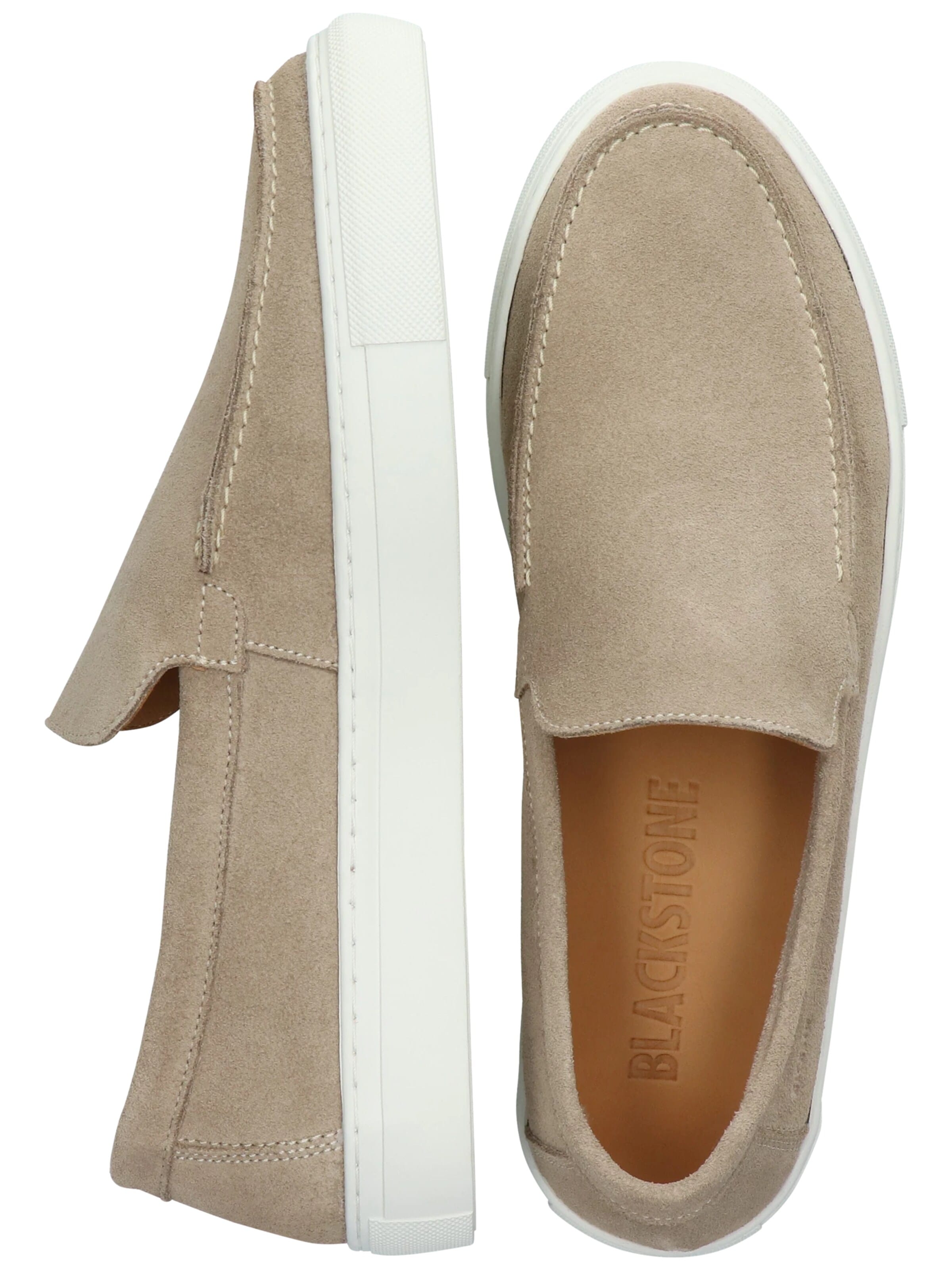 BLACKSTONE - Sapatilhas slip-on 'Lapis Rowan - FG628' em bege