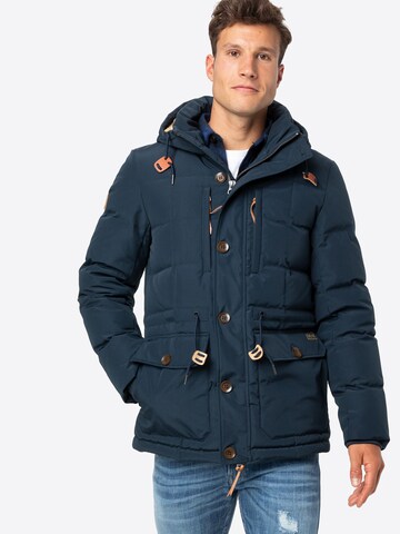 Superdry Winter Jacket 'Mountain Expedition' in Blue: front