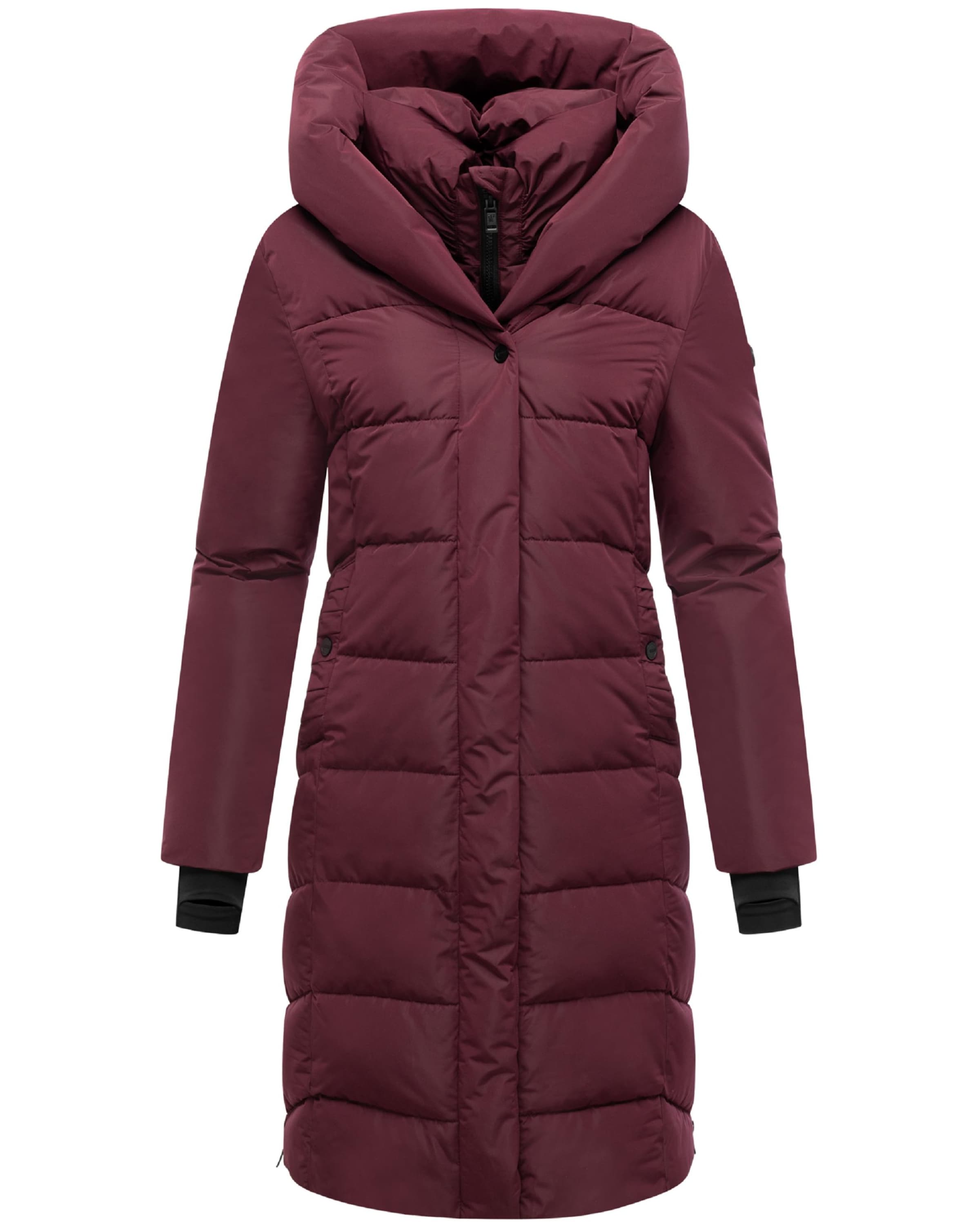 NAVAHOO Talvemantel 'Laubzauber 14', värv lilla: eest vaates