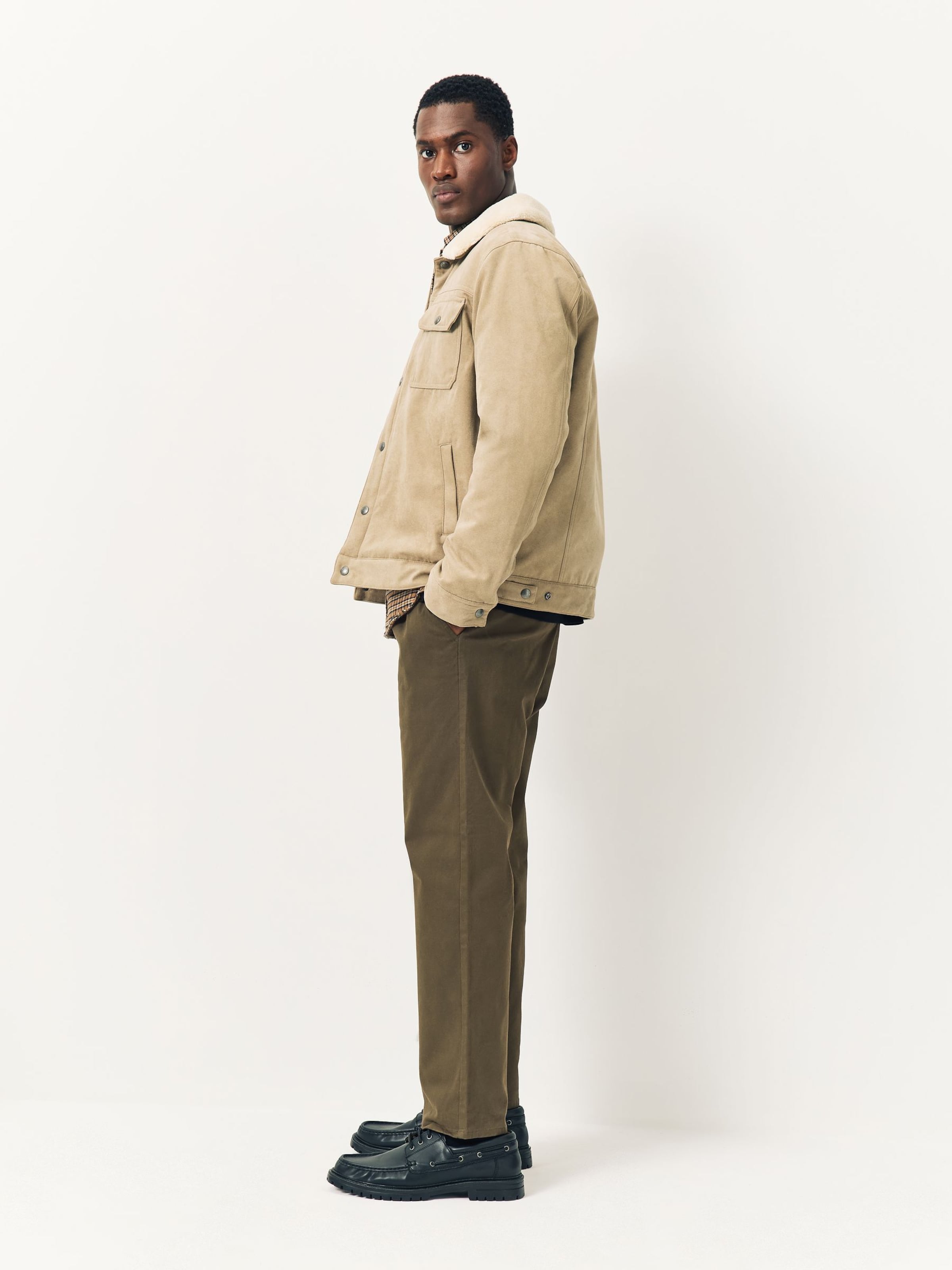 Next Regular Chino Pants in Olive | ABOUT YOU