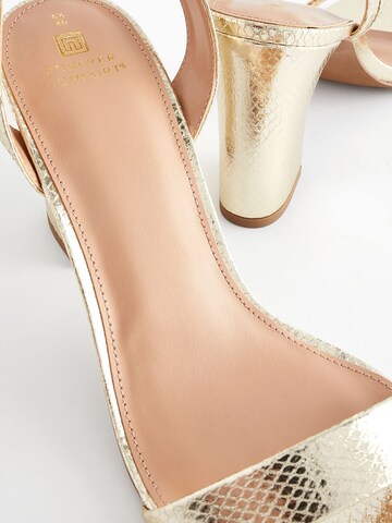 Sandalo con cinturino 'Forever Comfort' di Next in oro