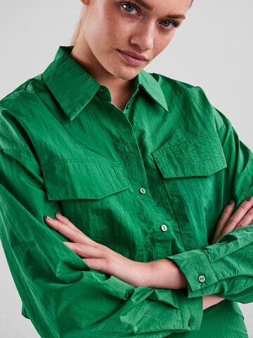 PIECES Blouse in Green