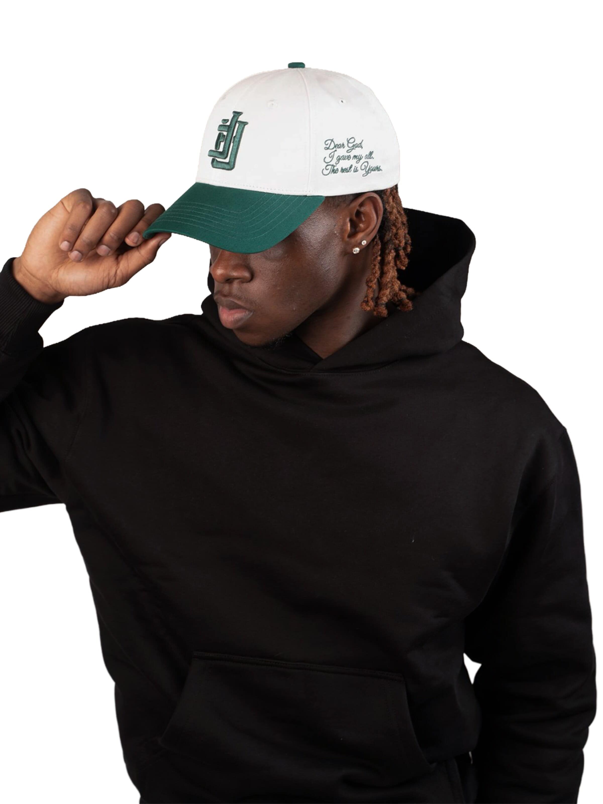 Casquette 'LETTER TO GOD' ATELIER OF FAITH en blanc : devant