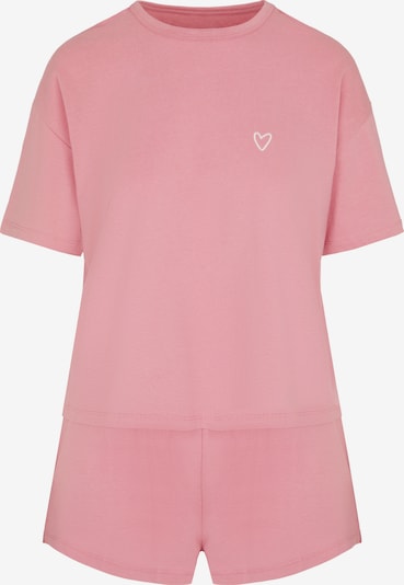 XS dydžio Pižama su šortais iš Hunkemöller, spalva – eozino spalva, Prekių apžvalga
