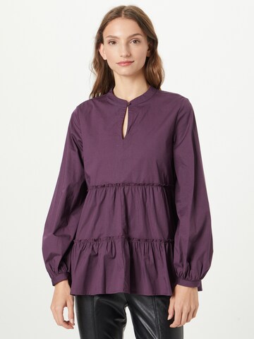 Emily Van Den Bergh Blouse in Purple: front