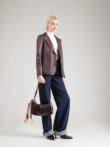 Maze Between-Season Jacket in Purple