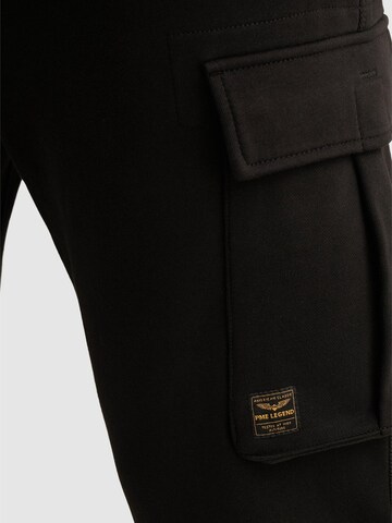 PME Legend Normalny krój Spodnie sportowe 'Airstreamer cargo sweatpants' w kolorze czarny