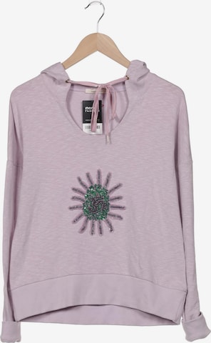 Mandala Sweatshirt & Zip-Up Hoodie in XS in Pink: front