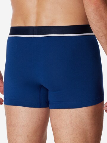 SCHIESSER Boxershorts '95/5 Organic Cotton' in Blauw
