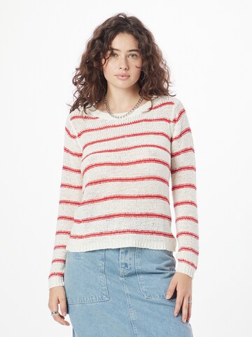 JDY Pullover 'MORE' i hvid: forside