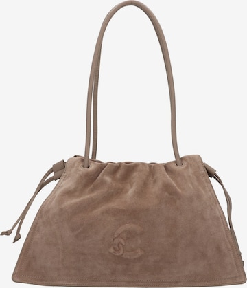 Borsa a spalla 'Dulse' di Coccinelle in beige: frontale