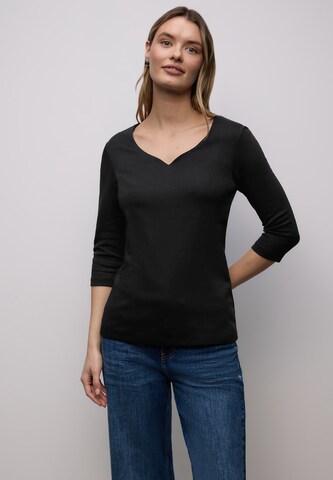 STREET ONE Shirt in Black: front