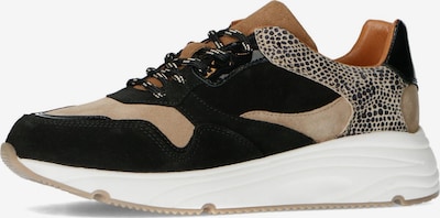 MANFIELD Sneaker in beige / karamell / schwarz, Produktansicht