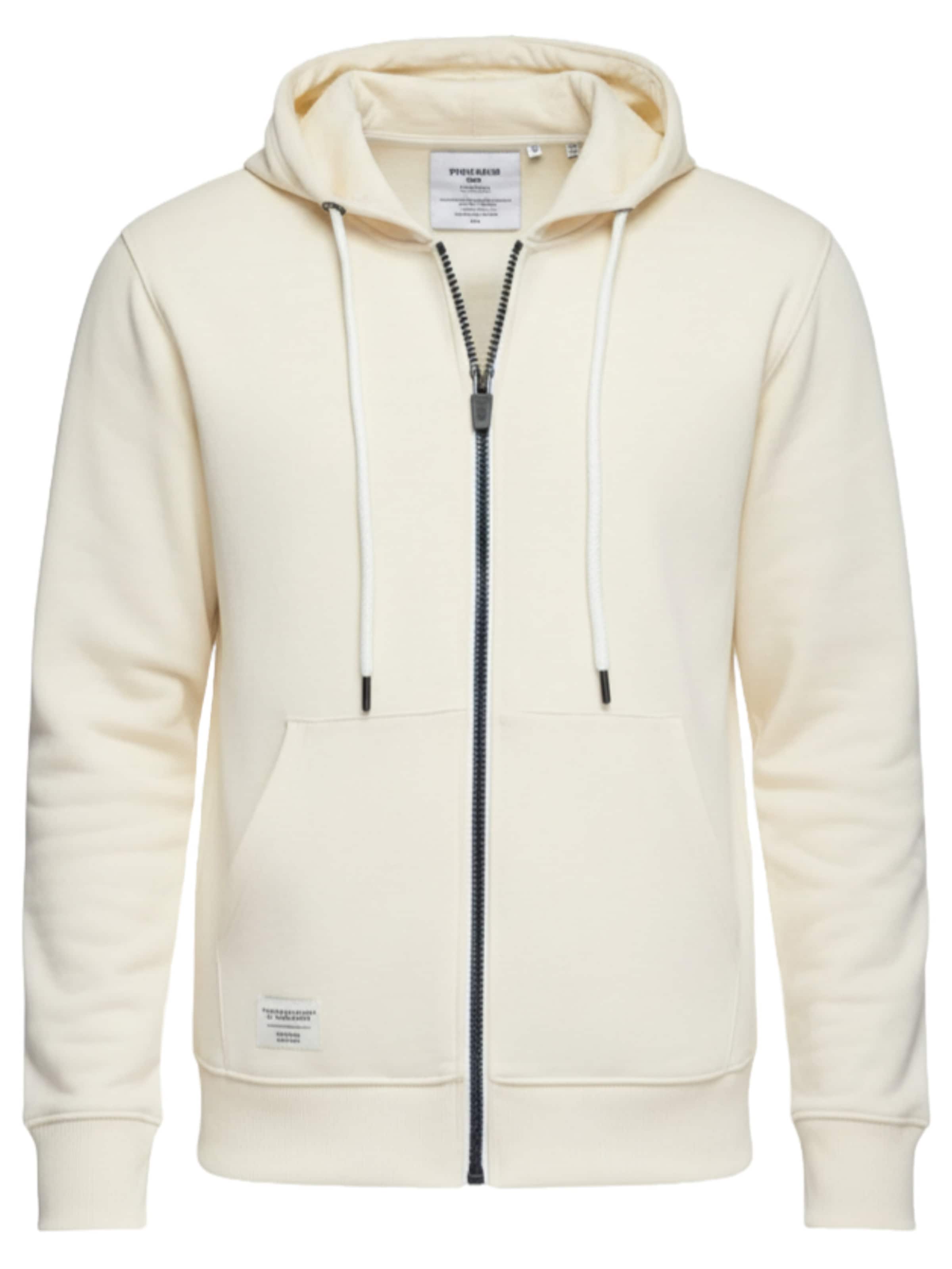 Ombre Sweatshirt in Wit: voorkant