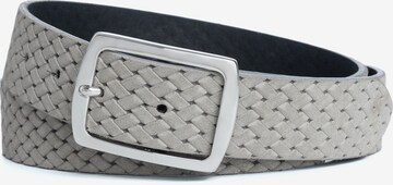 Cassandra Belt ' Braided' in Grey: front