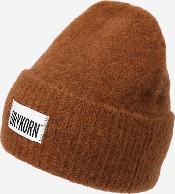 DRYKORN Beanie 'NEREA' in Brown: front