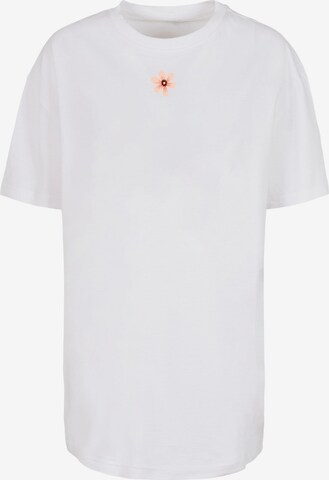 Merchcode Shirt 'Spring - Grow Through' in Wit: voorkant