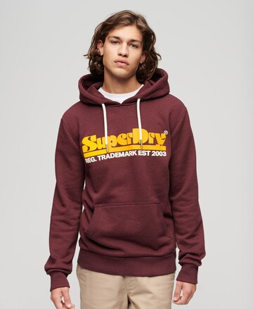 Superdry Sweatshirt in Rot: Vorderseite
