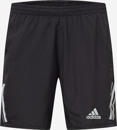 ADIDAS PERFORMANCE Pantalon de sport 'Own the Run' en gris clair / noir, Vue avec produit