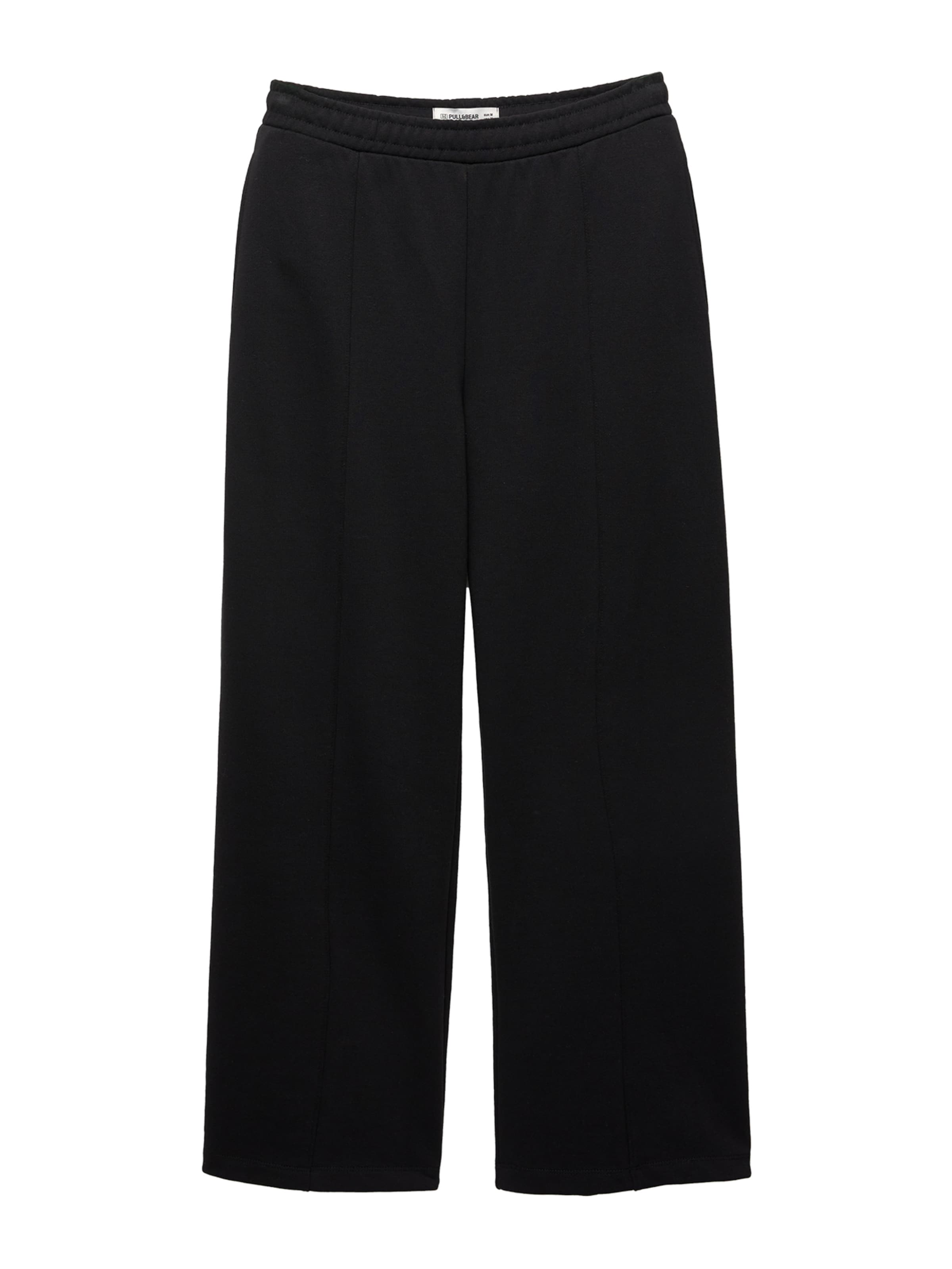 Pull&Bear Kalhoty – černá: přední strana