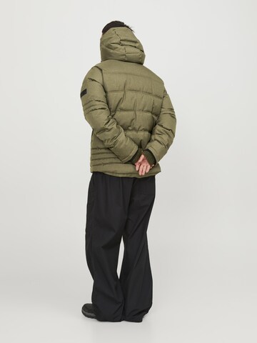 Giacca invernale 'Yog' di JACK & JONES in verde