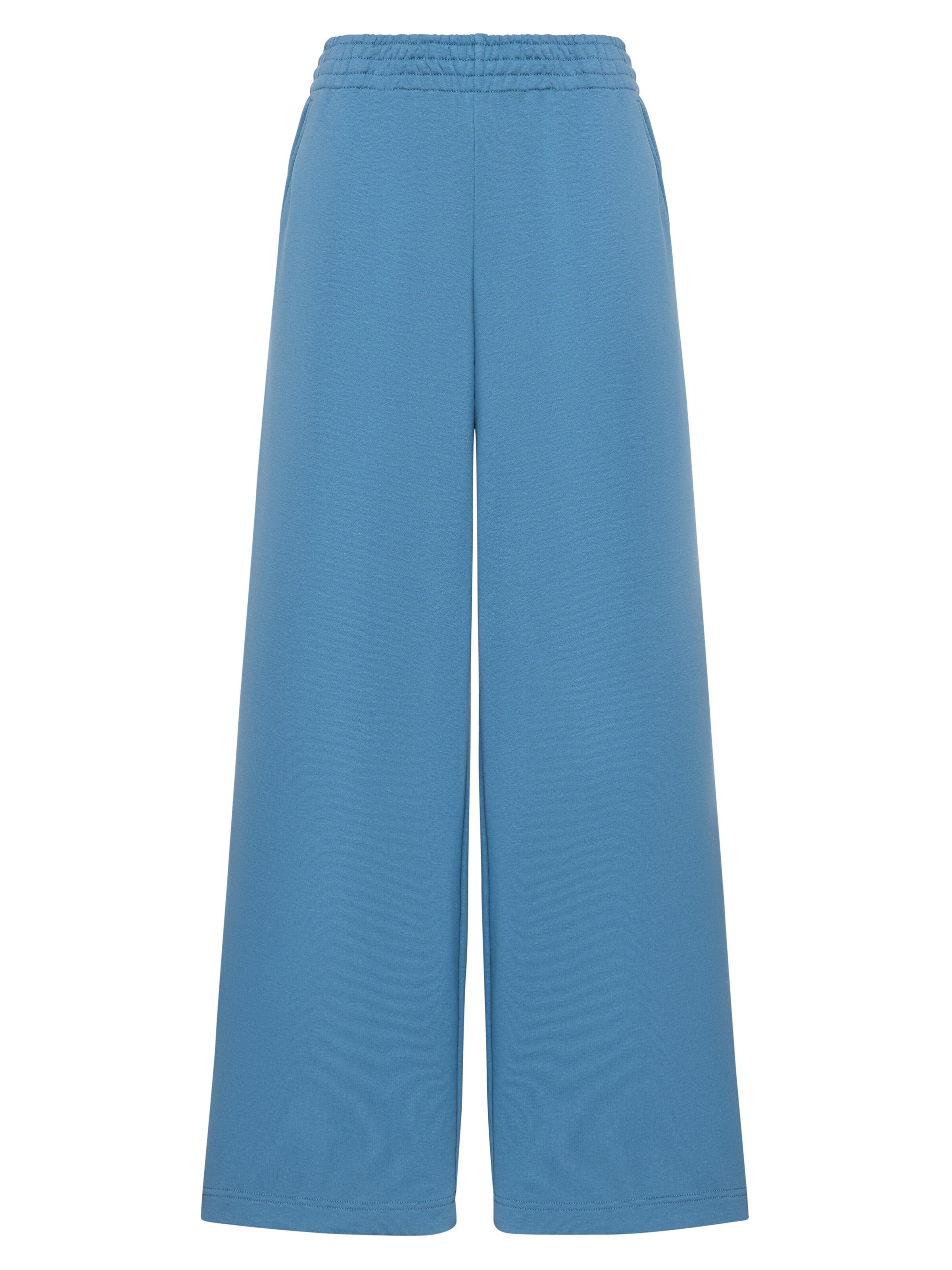 Cat e Lolette Regular Pants 'Palazzo Trousers' in Blue: front