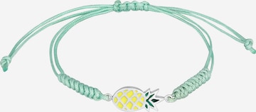 ELLI Armband Ananas, Textil-Armband in Grün: predná strana