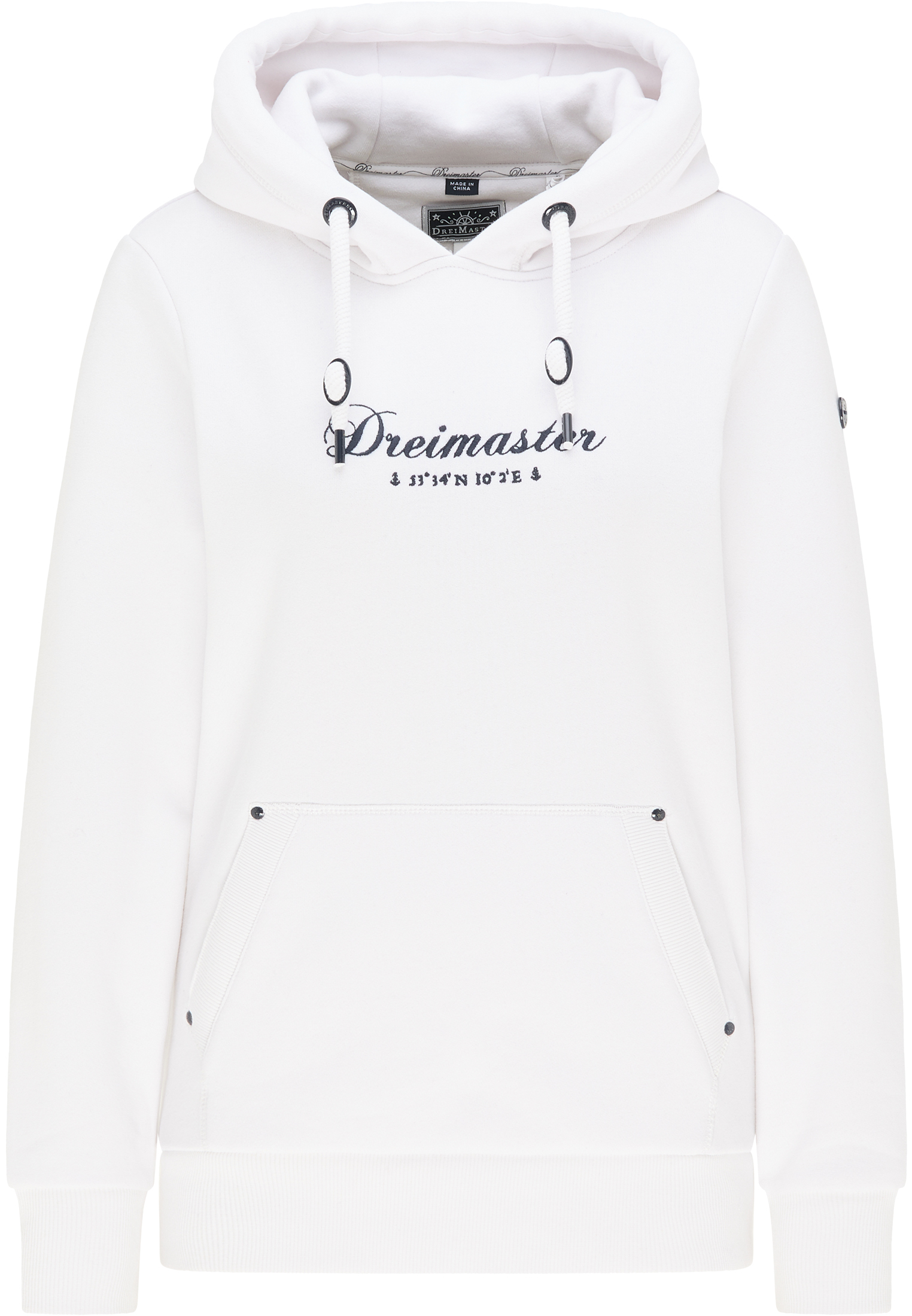bmkoY Odzież DreiMaster Maritim Bluzka sportowa w kolorze Białym 