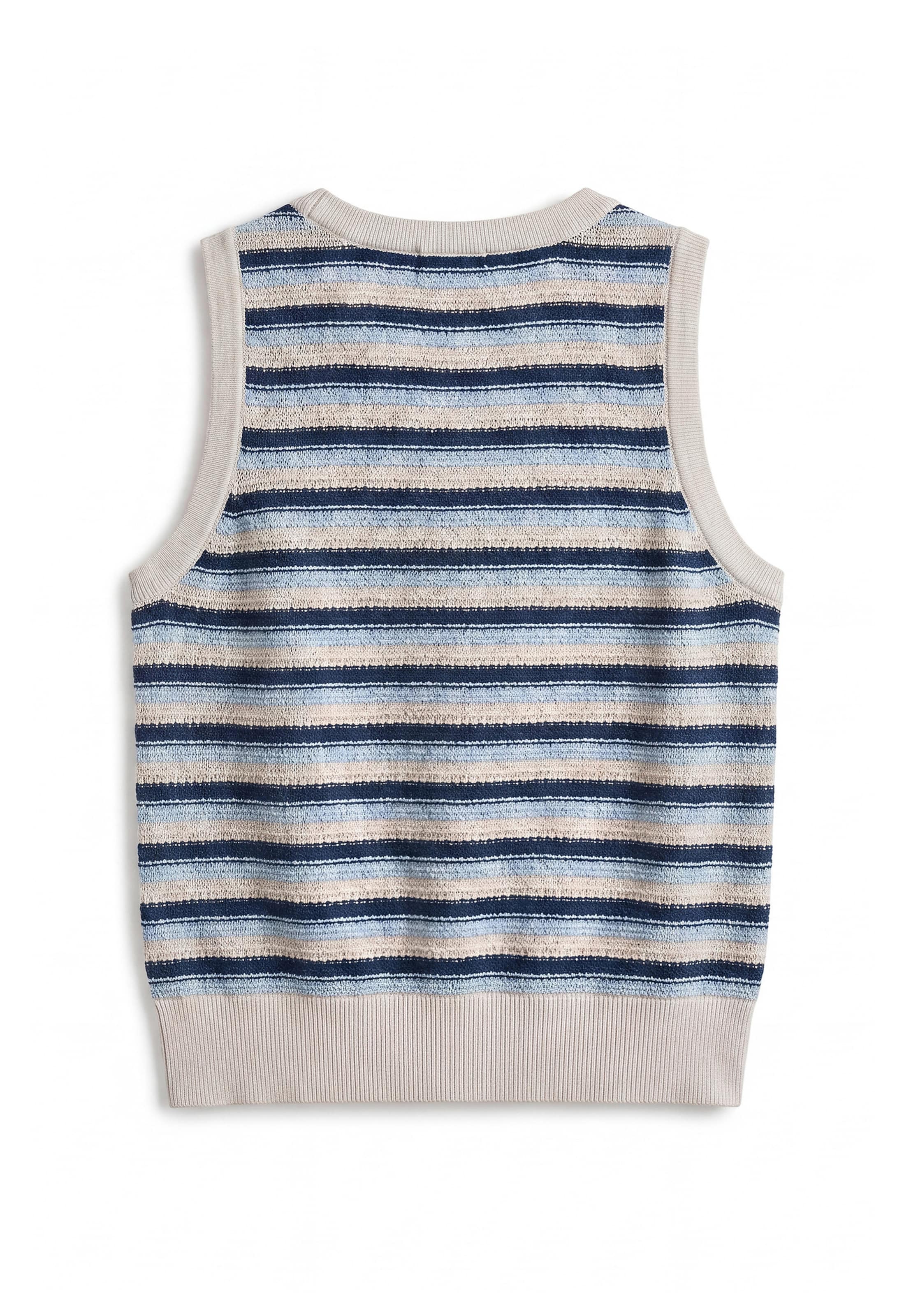 Pegador - Top de punto 'Parma' en azul