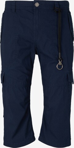 TOM TAILOR Regular Cargo Pants 'Max' in Blue: front