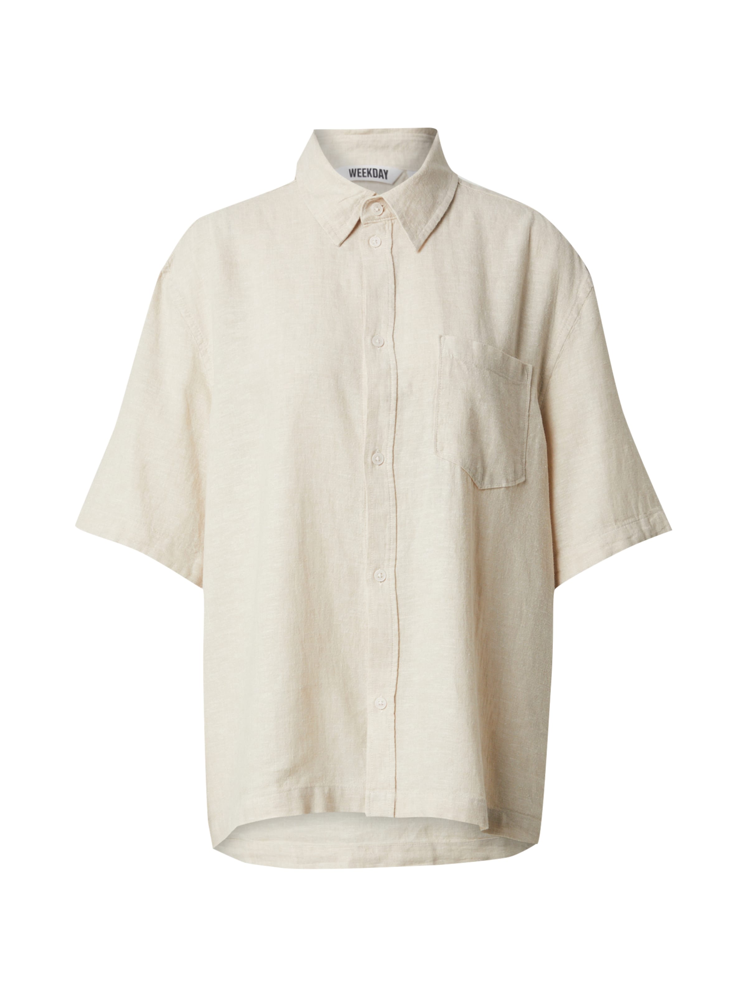 Comfort Fit Cămașă 'Franco' de la WEEKDAY pe bej: față