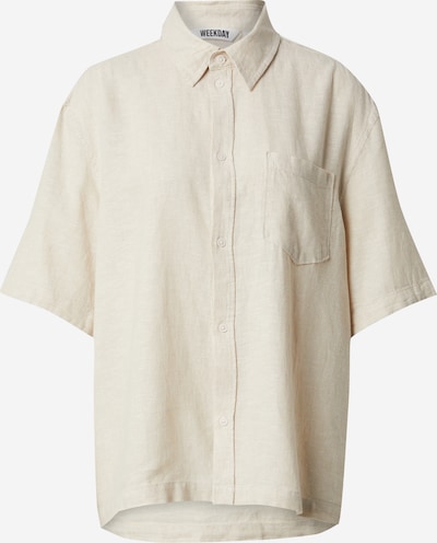 Marškiniai 'Franco' iš WEEKDAY, spalva – gelsvai pilka spalva, Prekių apžvalga