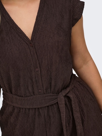 ONLY Carmakoma - Jumpsuit 'CARReina' en marrón
