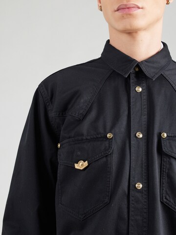 Versace Jeans Couture Regular fit Overhemd in Zwart