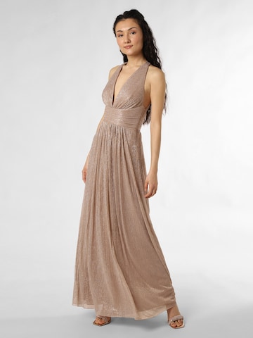 Marie Lund Evening Dress in Beige: front