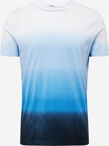 T-Shirt Karl Lagerfeld en bleu : devant