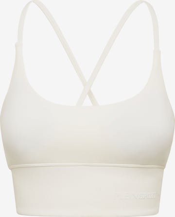 Plein Sport - Soutien Bustier Soutien de desporto em branco: frente