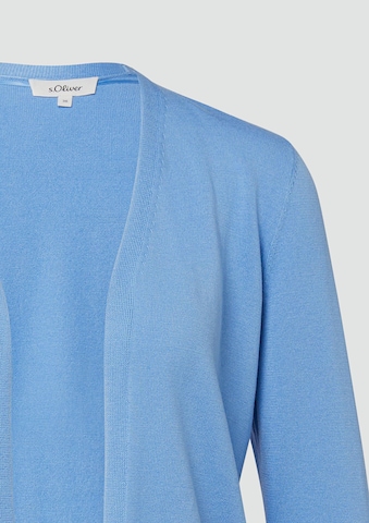 s.Oliver Gebreid vest in Blauw