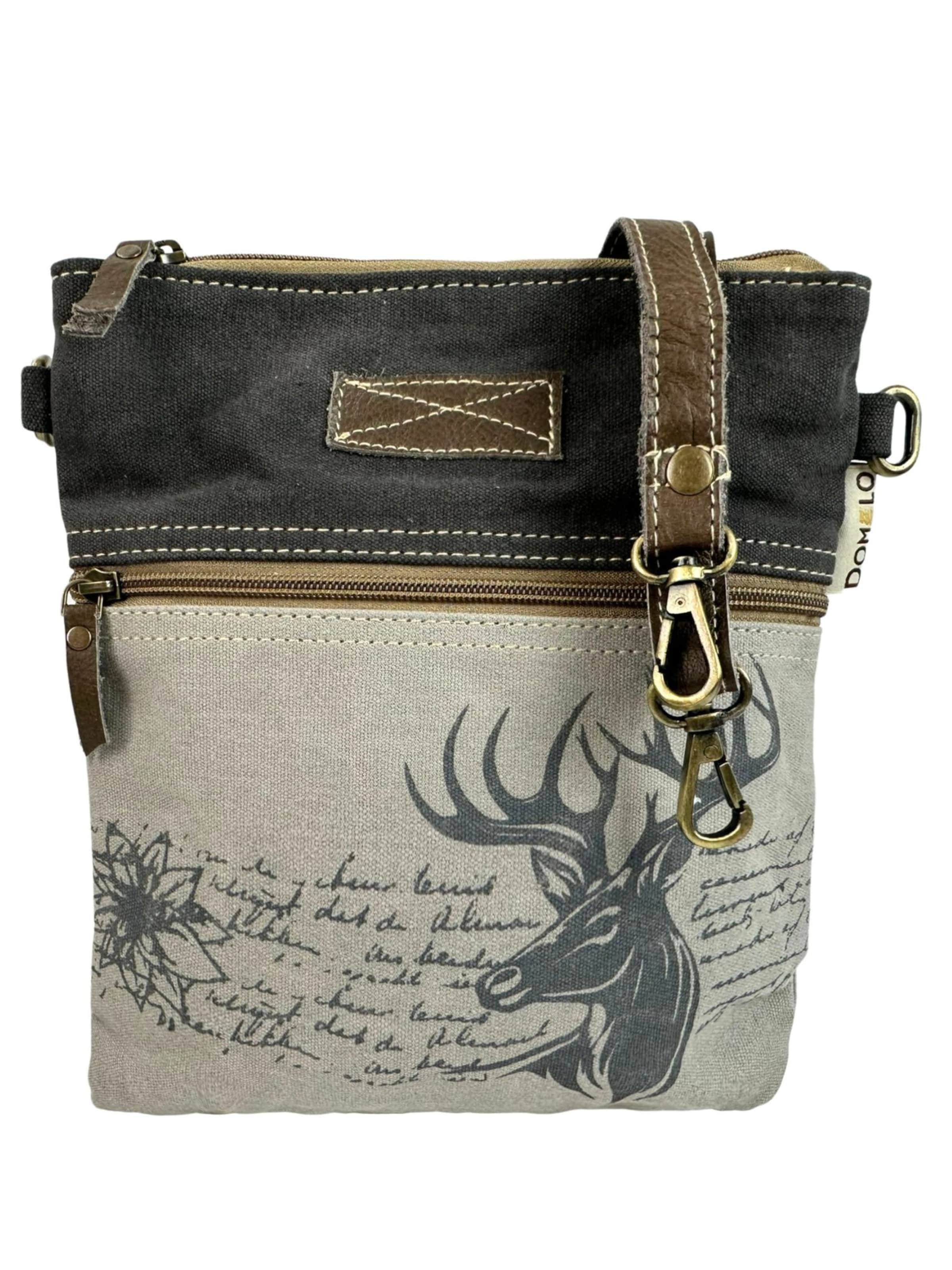 DOMELO Crossbody Bag 'Domelo' in Grey: front