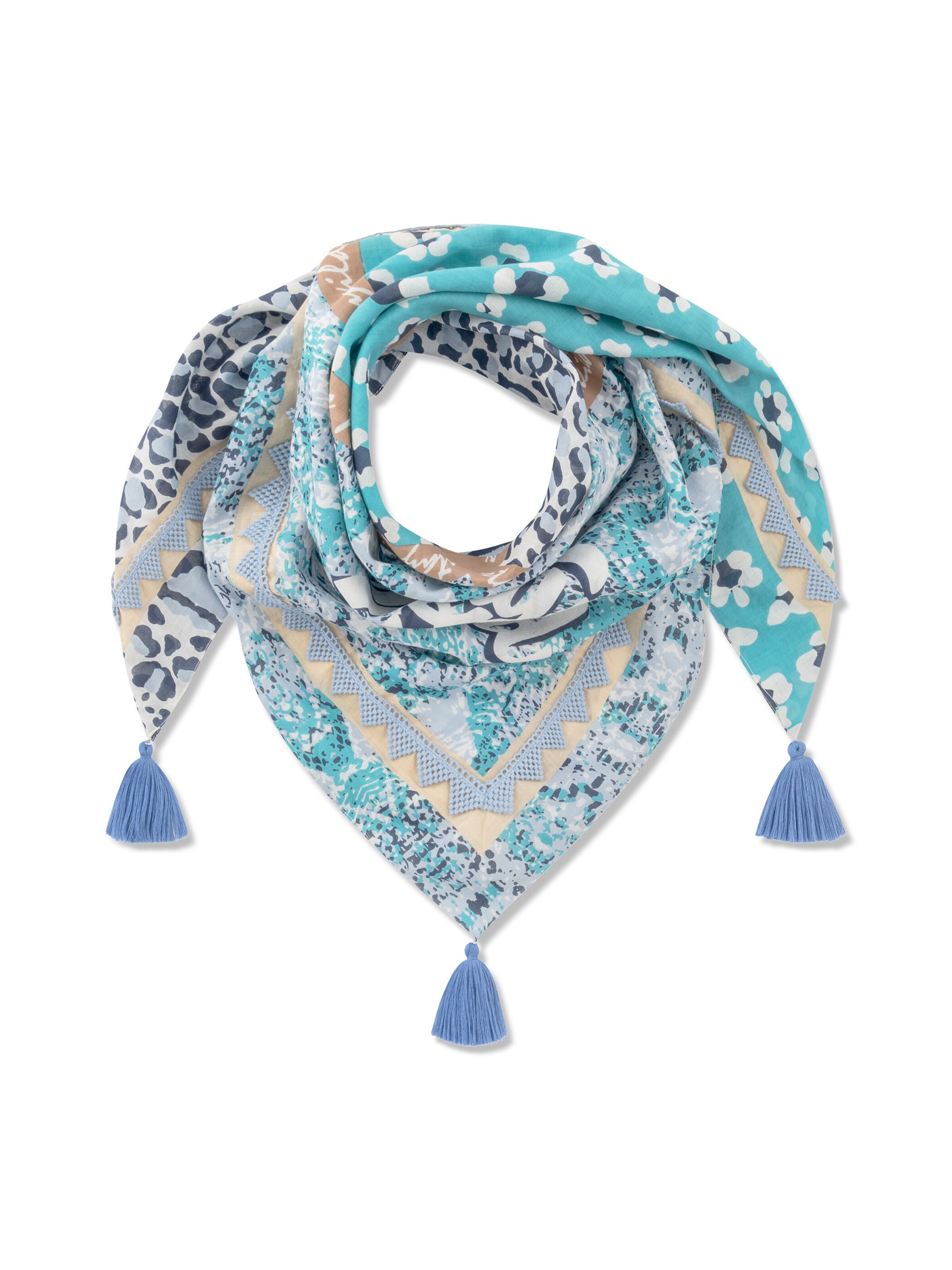 CODELLO Doek in Blauw: voorkant