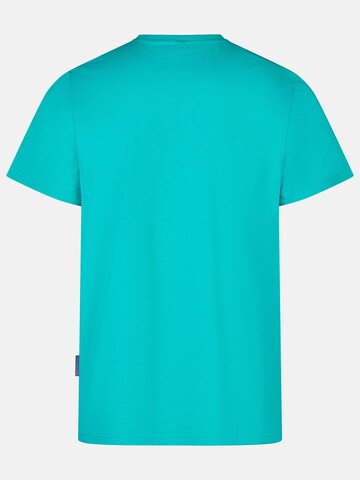 salzhaut T-Shirt 'Diek - Moin' in Blau: Rückseite
