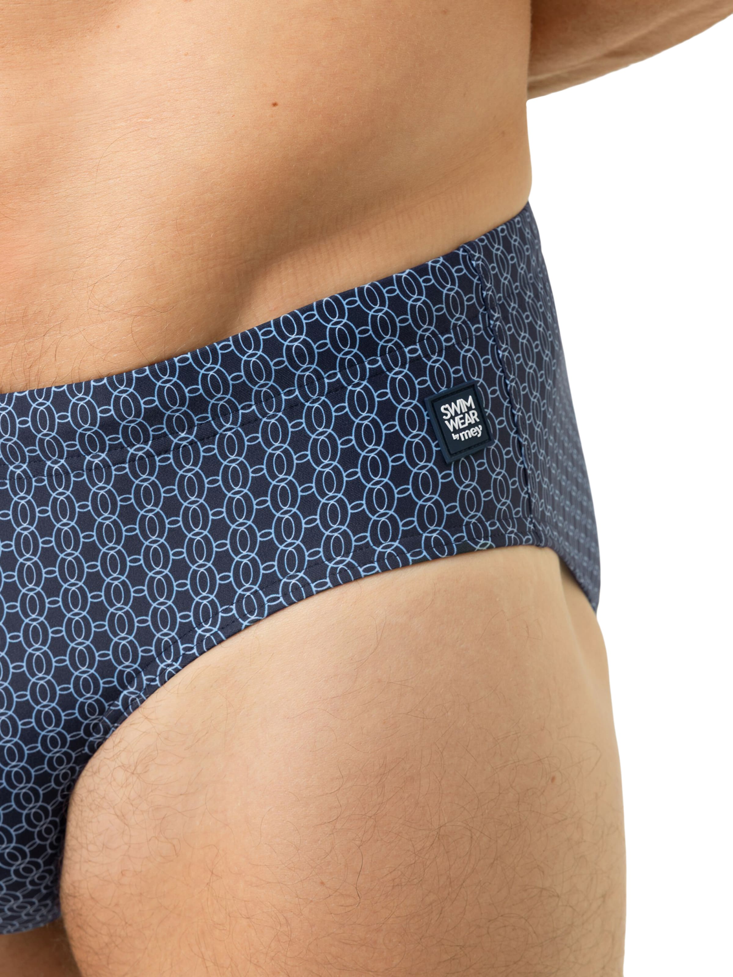 Mey Bathing trunks 'Tidal Rings' in Blue