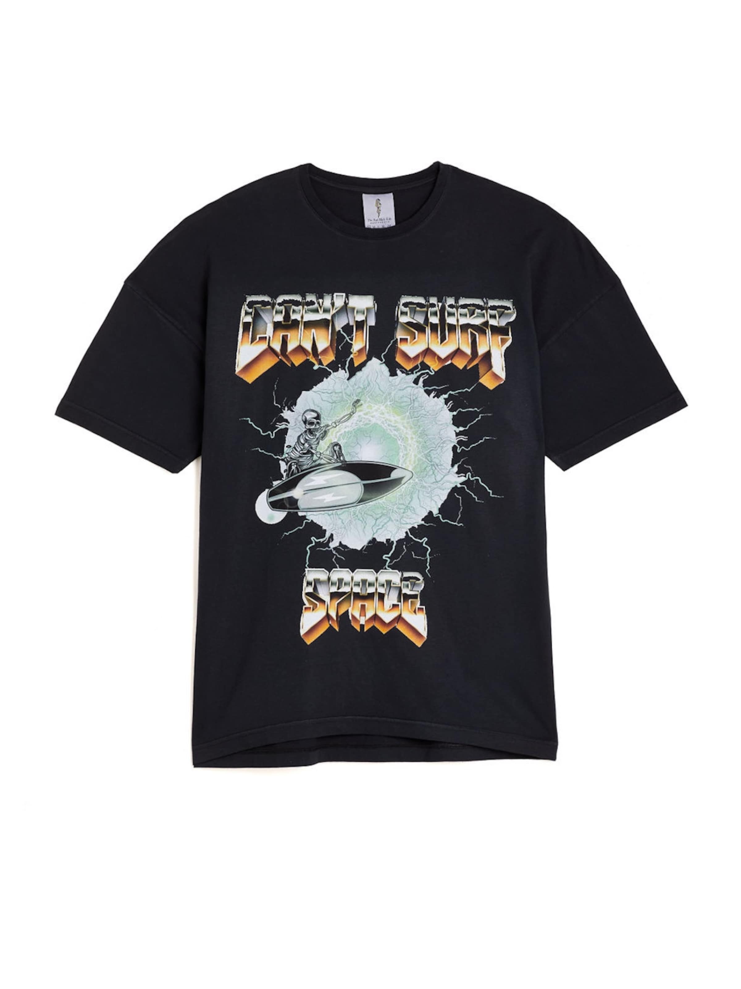 The Rad Black Kids - Camiseta 'Oceans T-Shirt V1' en negro: frente