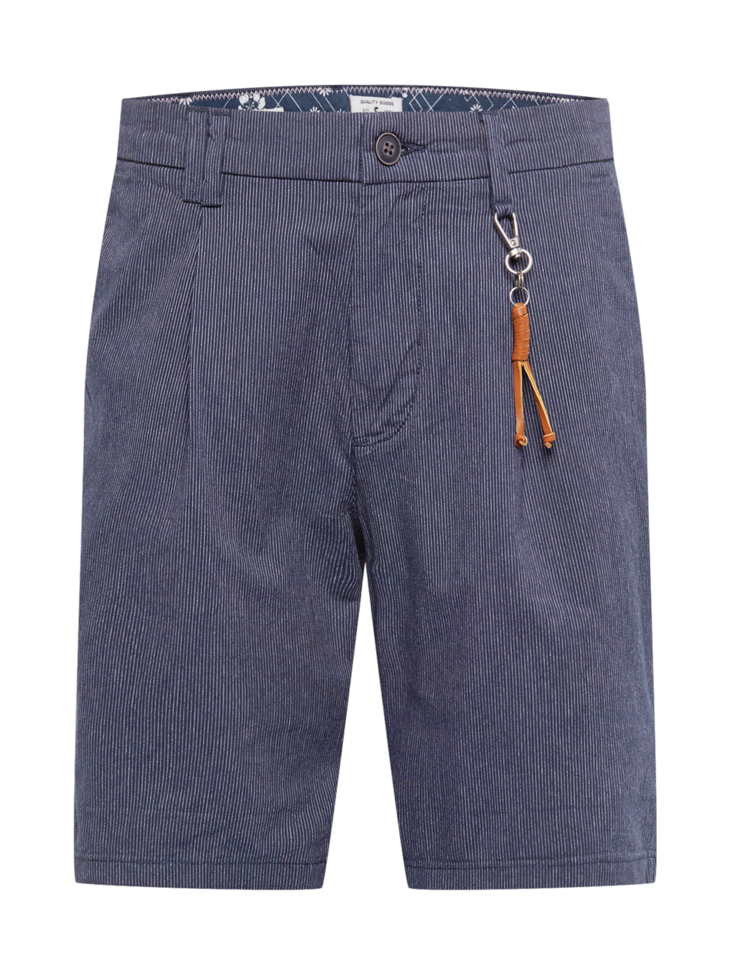 JACK & JONES Normální Chino kalhoty 'JJMilton' – modrá: přední strana